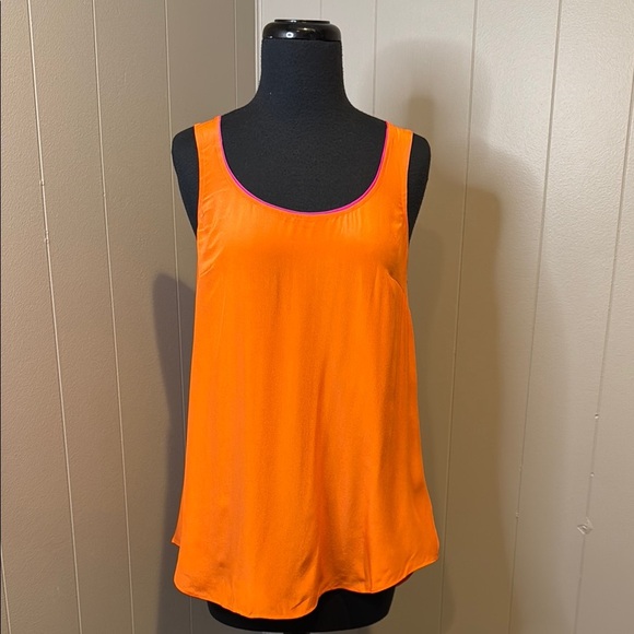 Maeve Anthropologie Women’s 0 Orange Relaxed Tank Top - Picture 1 of 5